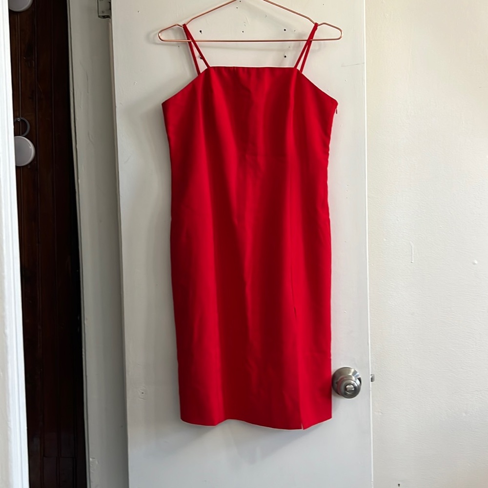Red dress